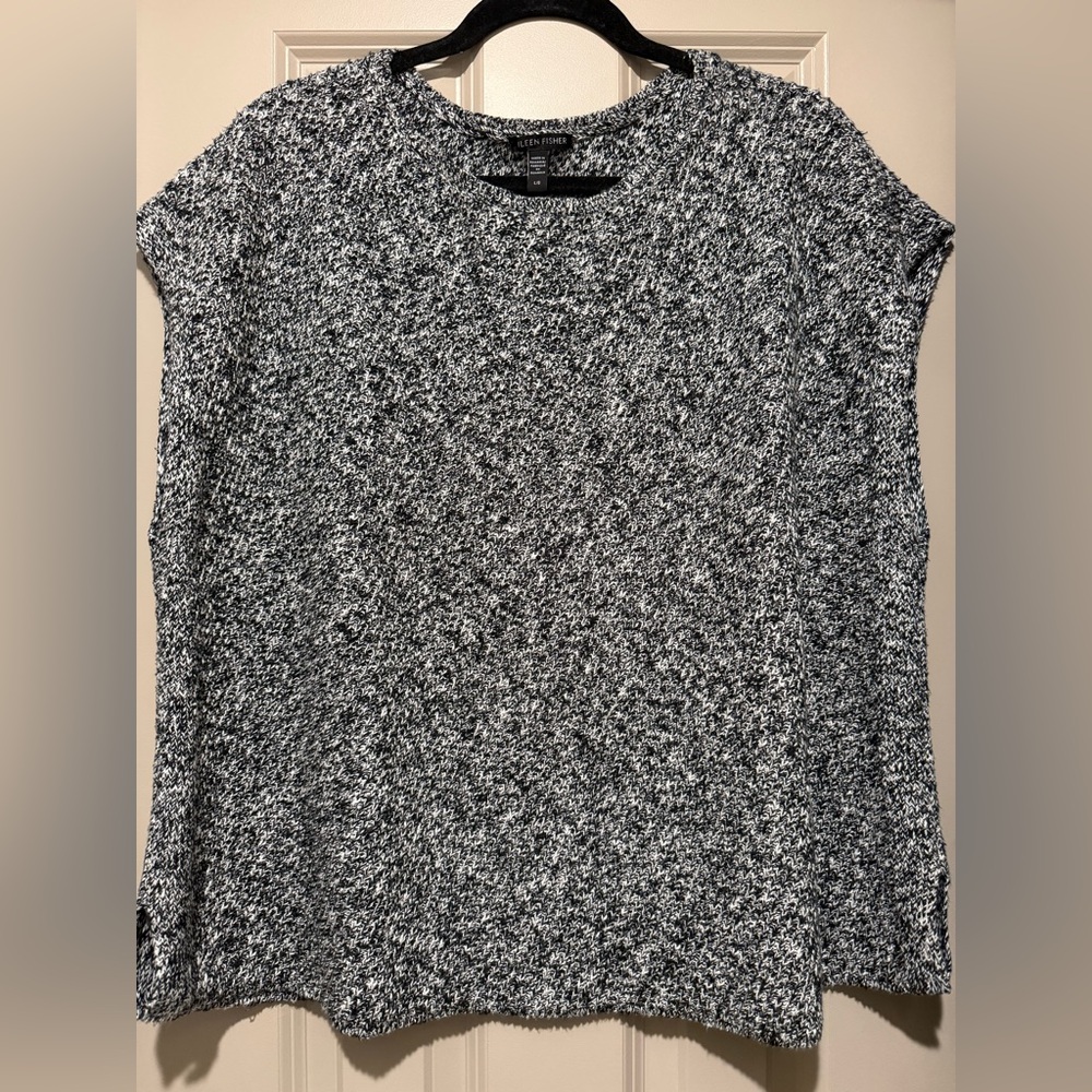 Eileen Fisher Monochrome Knit Sweater